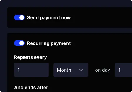 Issue real-time payments